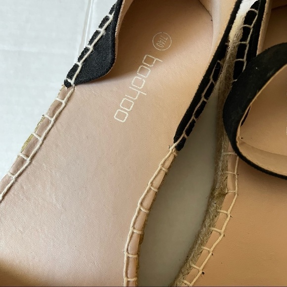 𝅺BOOHOO espadrilles, ankle buckle strap size 9 - Picture 5 of 6